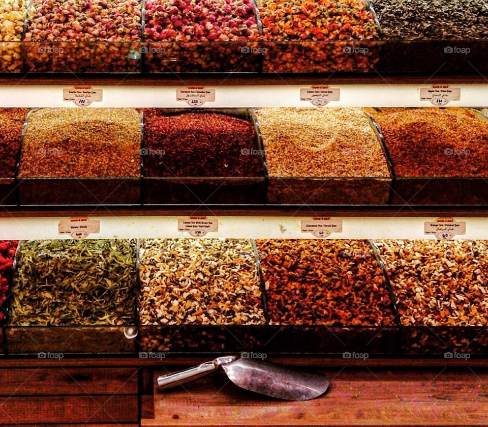 Choices, choices, choices..... The Egyptian spice bazaar 