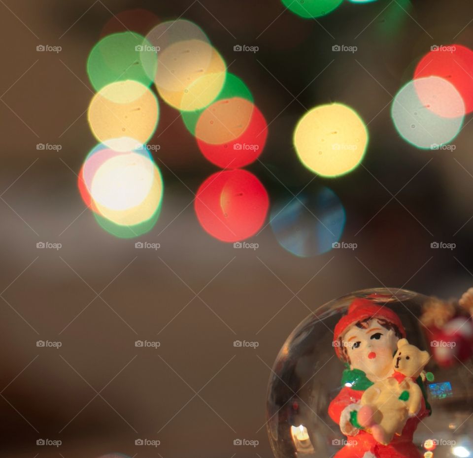 red christmas toy bear by severina1