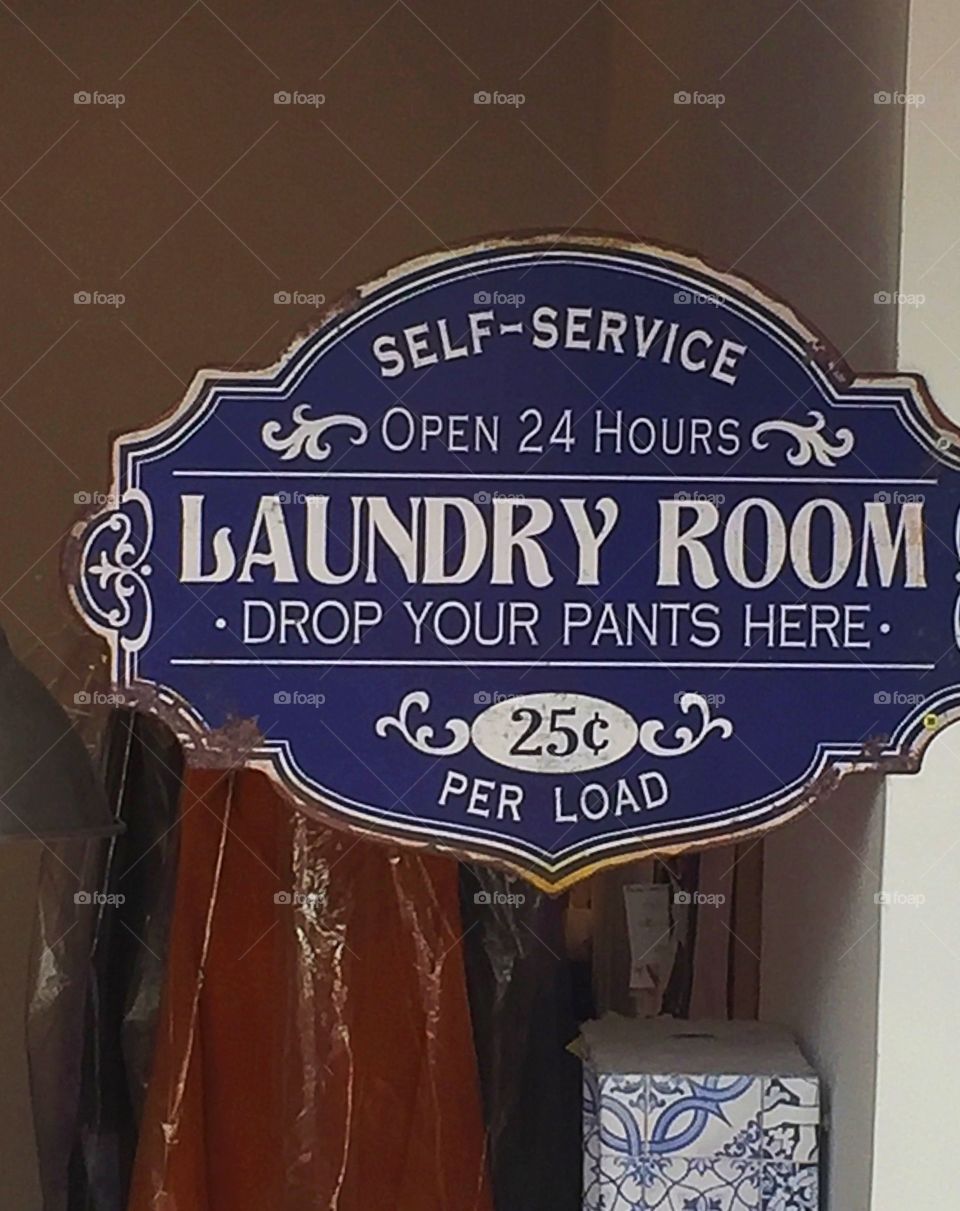 At the laundry 