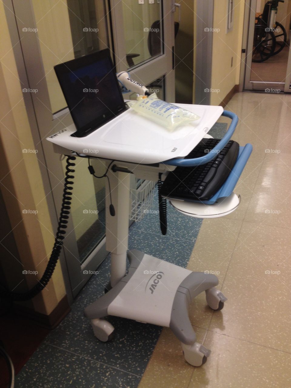 Hospital emergency computer