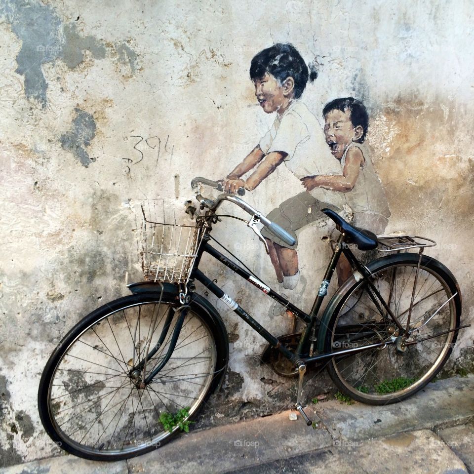Street Art. Penang's Famous Street Art