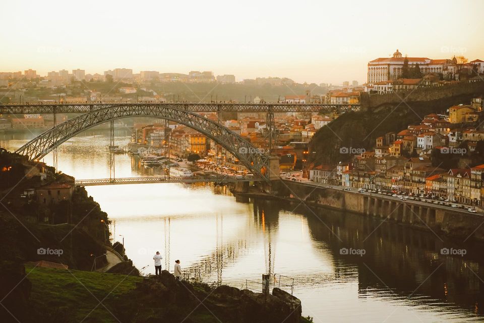 Sunset over Porto