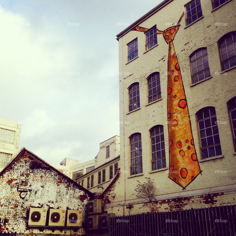 Street art. Street art at the custard factory in Birmingham, England 