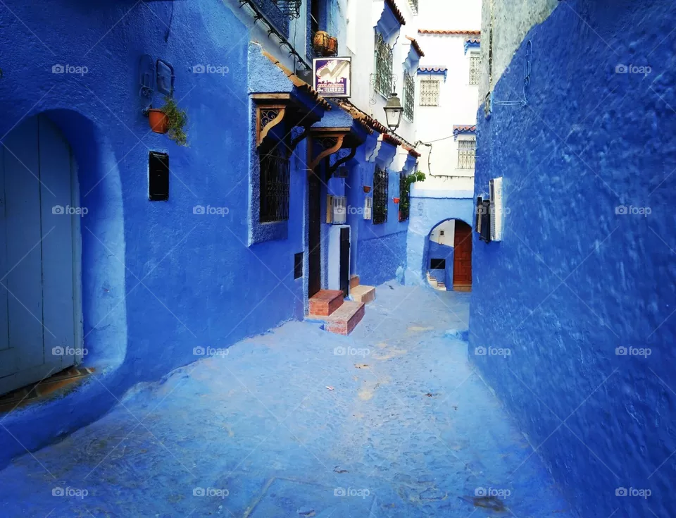 blue city