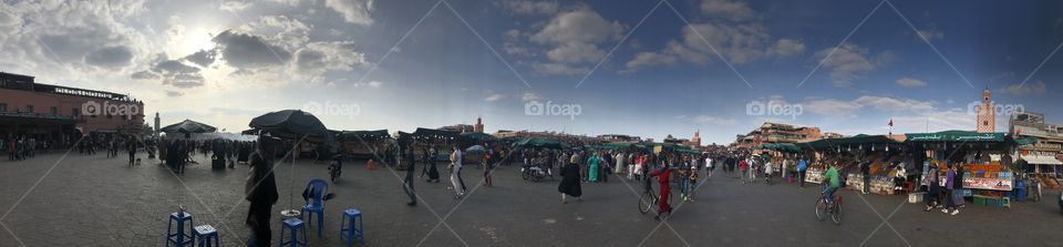 Praça Jema el fna, Marrakech 