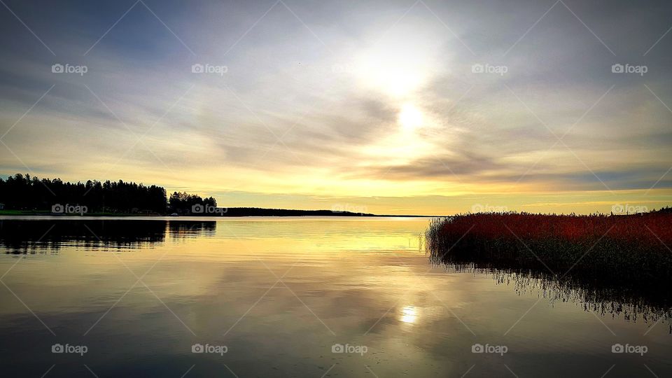 sunrise in the morning