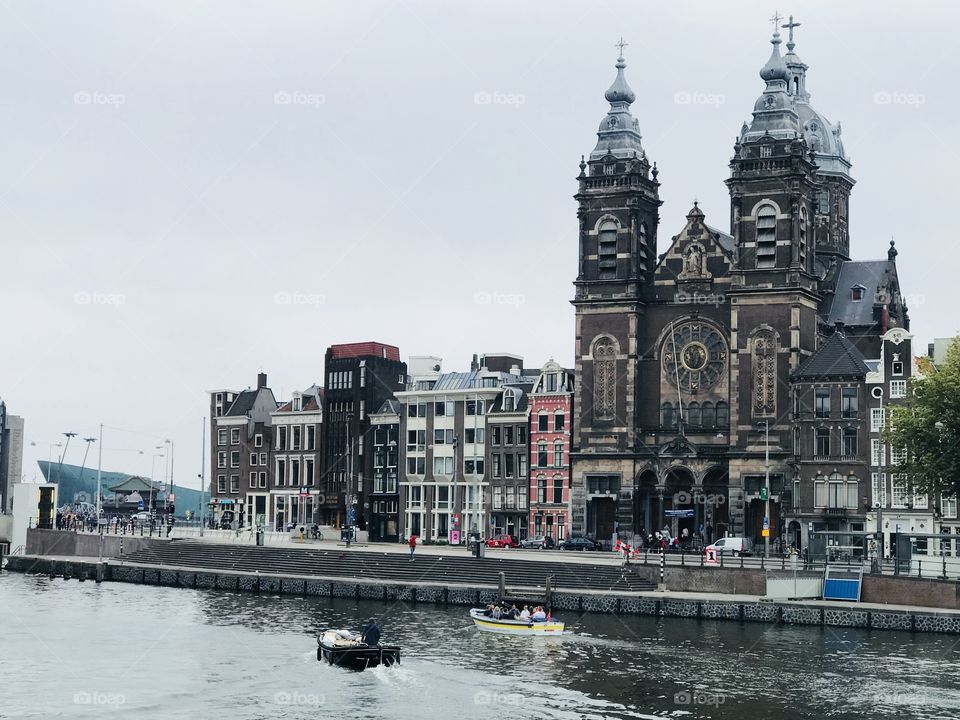 Amsterdam in a beautiful day.