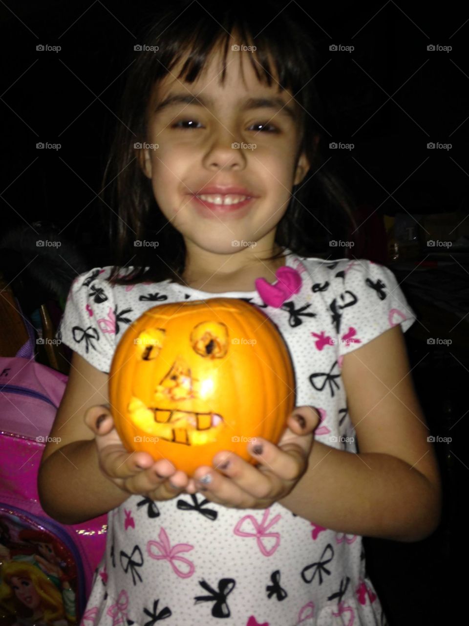 Happy Grand-daughters pumpkin!