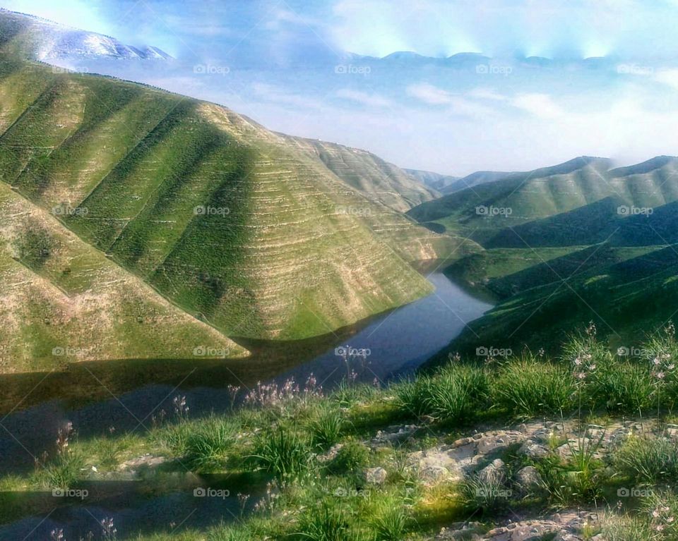 Al Wahda Dam, north of Jordan