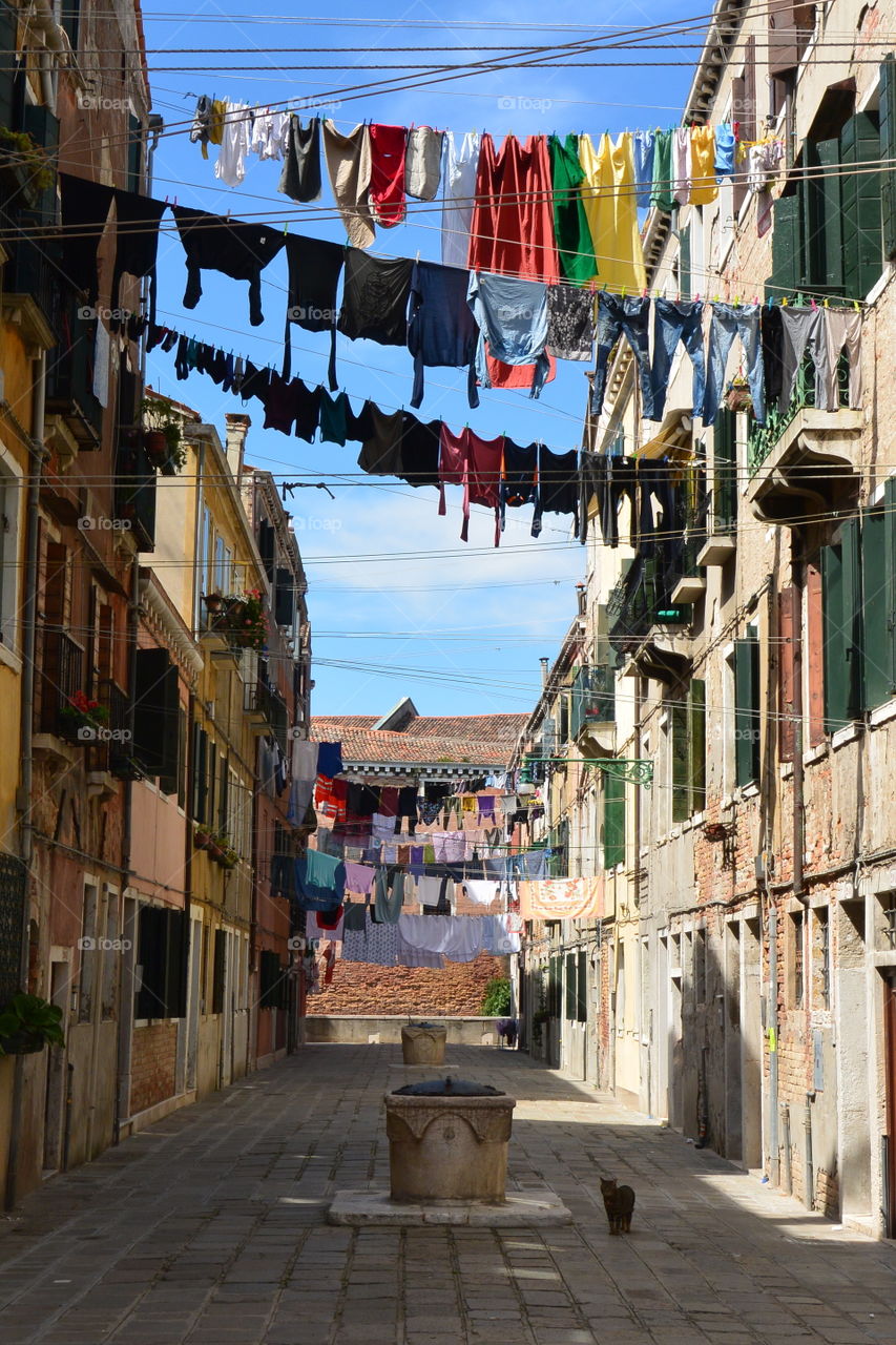 Laundry time in Venezia, Italy