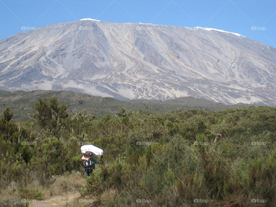 Climbing Mt. Kilimanjaro in Africa.