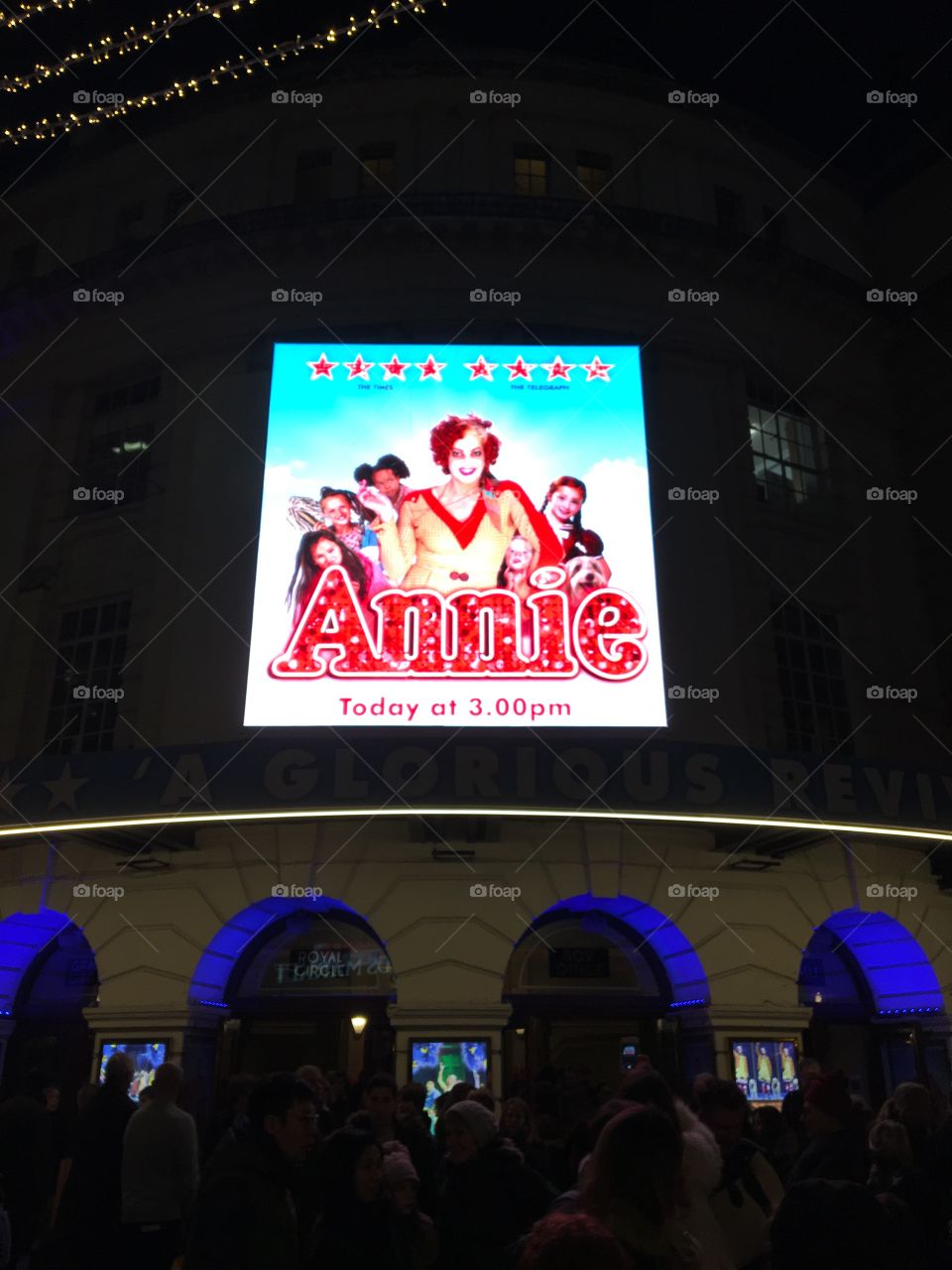 Annie in London. Fantastic show!