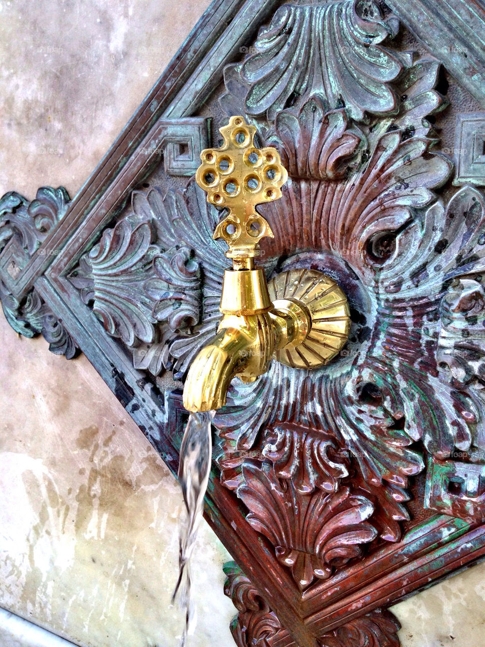 fountain gold turkey tap by linhof