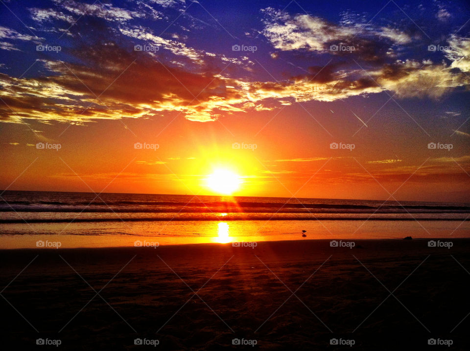beach ocean italy sunset by lindseyrand