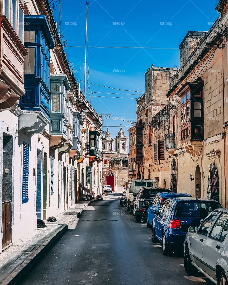 There is an enormous amount of beautiful oneway streets in old towns of Malta. This particular one in Lija is not an exception.
