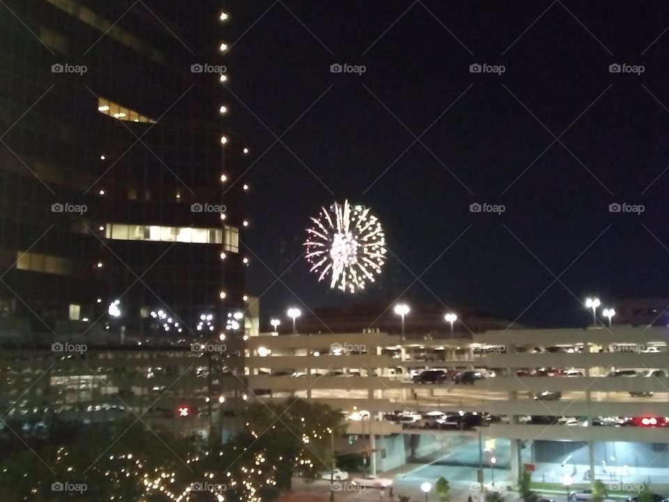 Wonderful fireworks in Fort Worth
