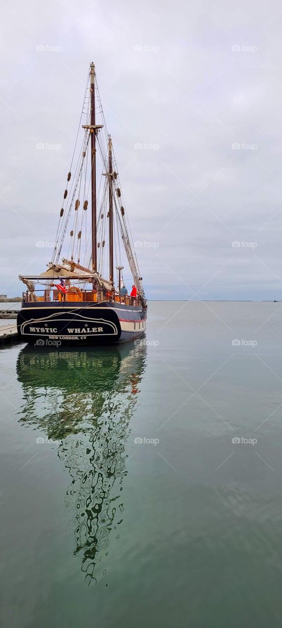 real sail boat
