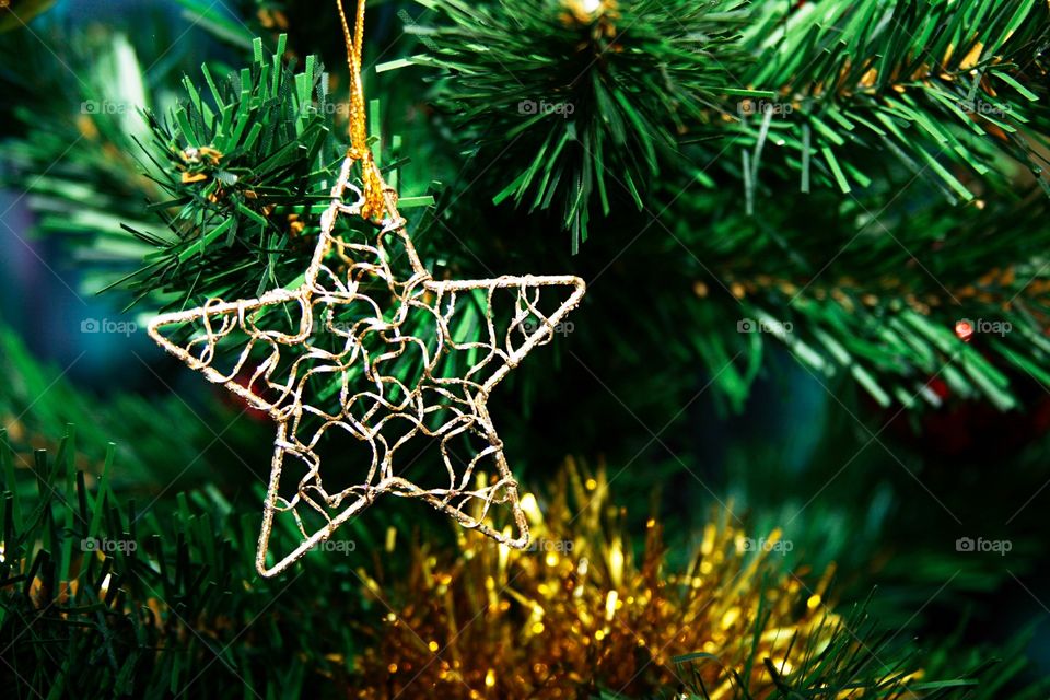 Christmas tree star 