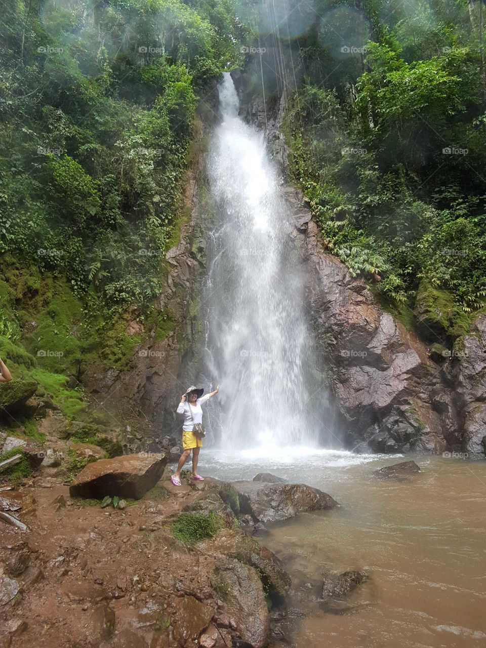 Catarata del Tirol  con Amelia