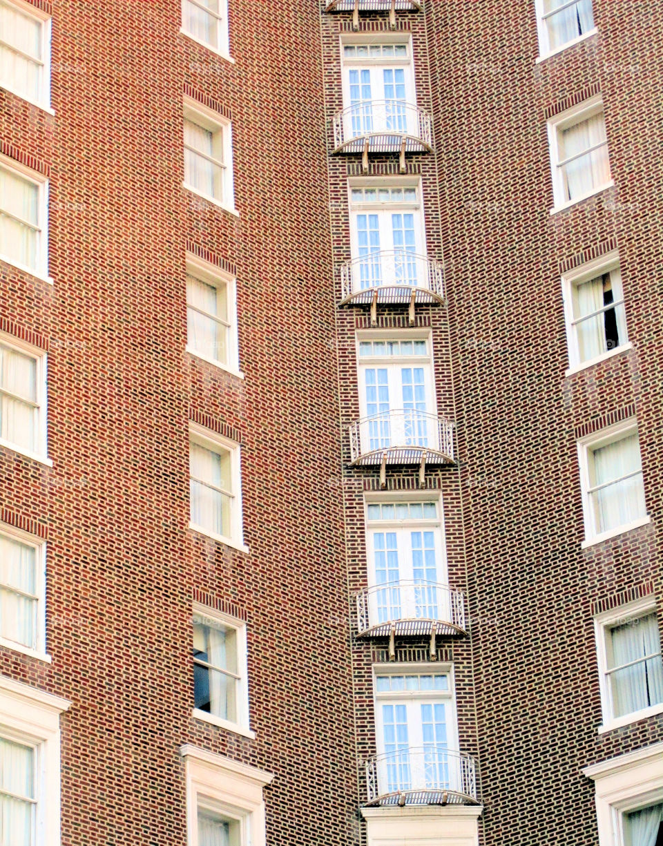 High Bricks And Many Windows