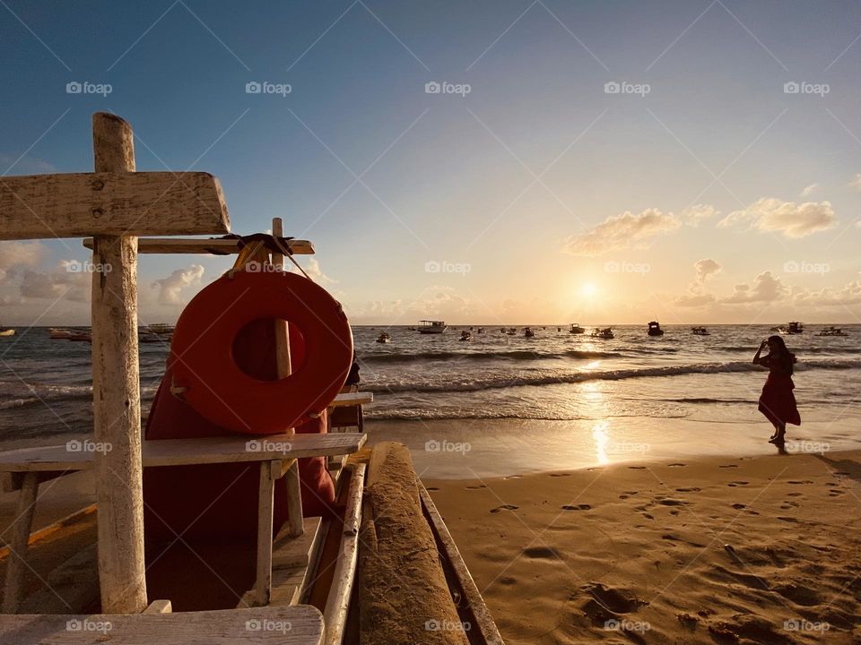 sunrise on the beach