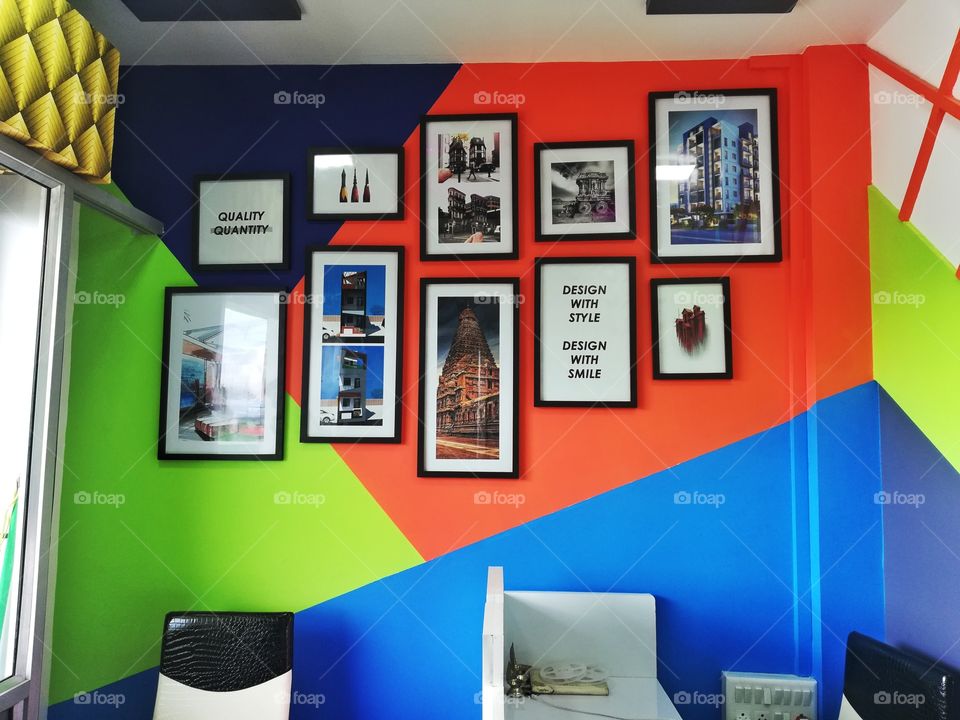 this my office interior designer making this design