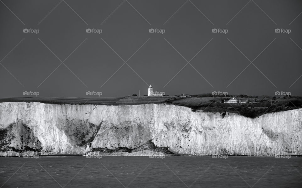 White Chalk Cliffs of Dover. UK.