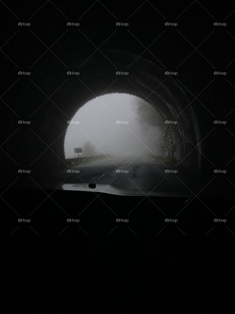 Foggy Tunnel, Blue Ridge Parkway