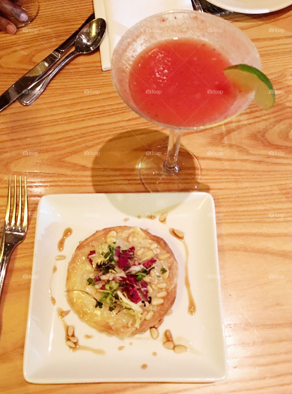 Caramelized onion tarts 