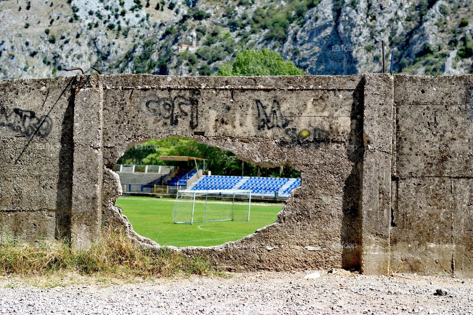 pitch in Montenegro