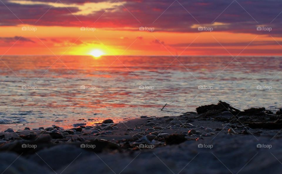 Sunset at Kimble's Beach, New Jersey