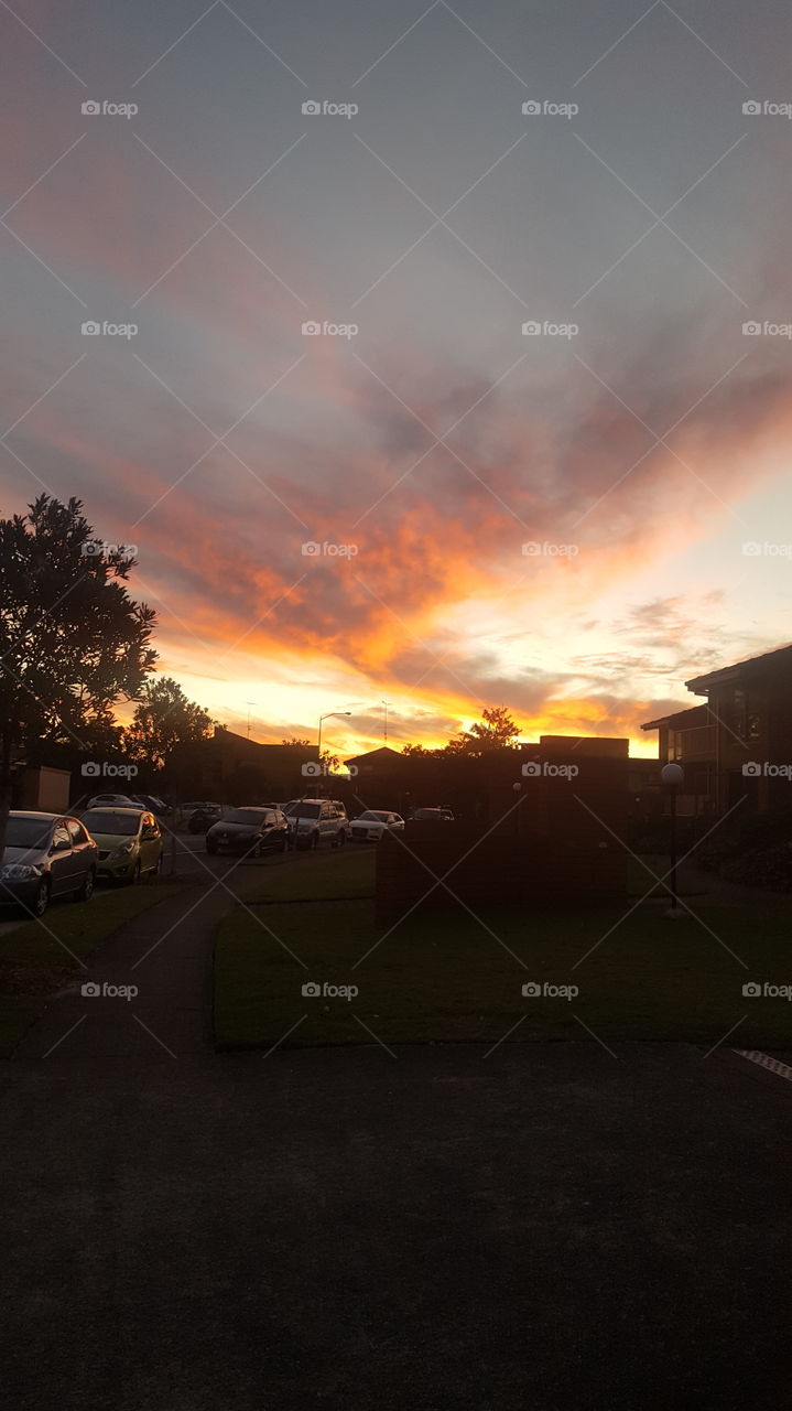 Gold Coast sunsetting in Suburbs