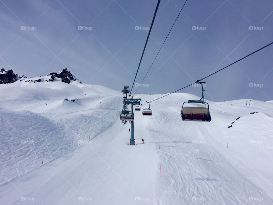 Swiss slopes in perfect condition for skiing! 