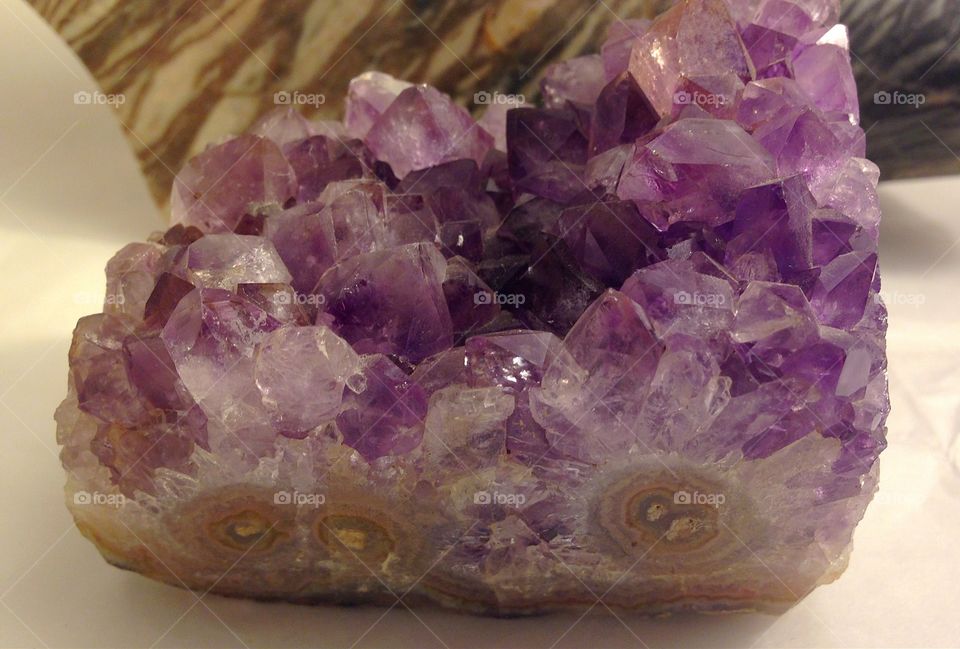 Raw amethyst cluster