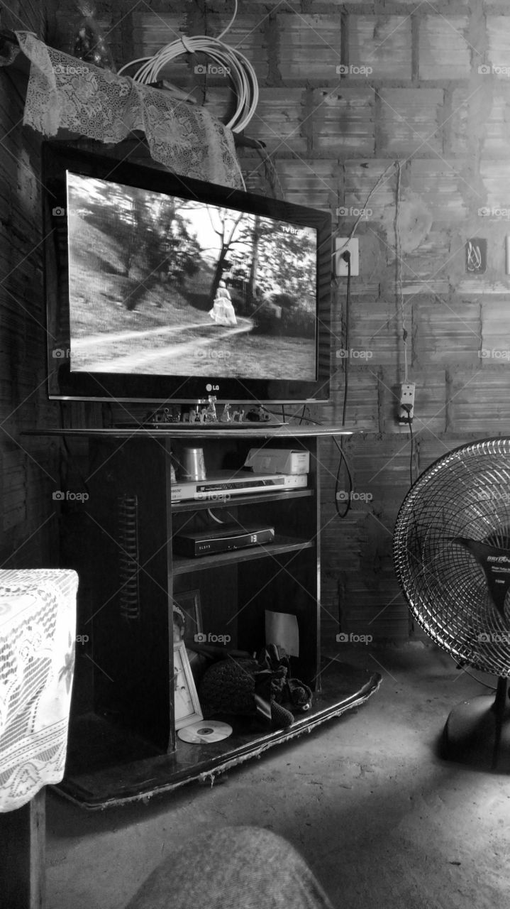 Um contraste real da vida simples.