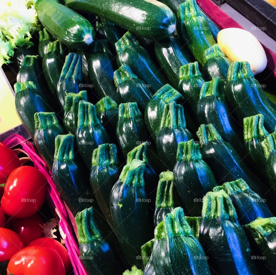 Tomatoes Zucchini 