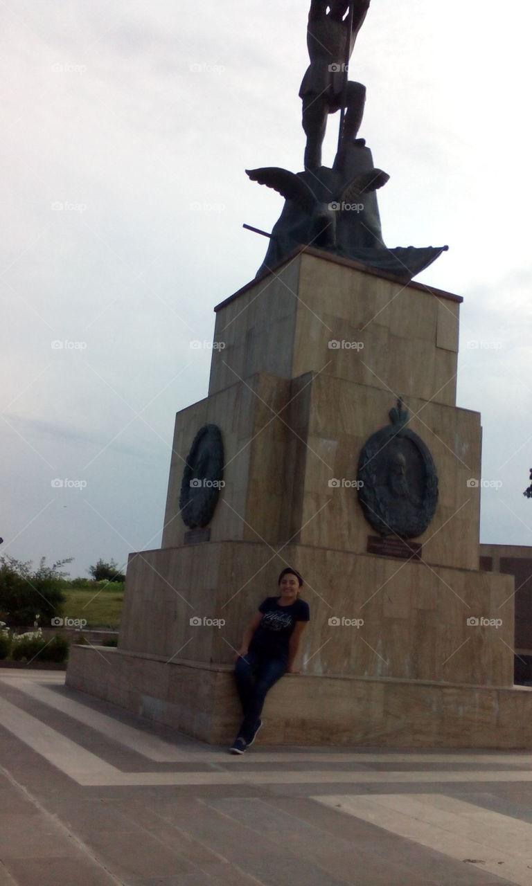 Statue in Gyumri