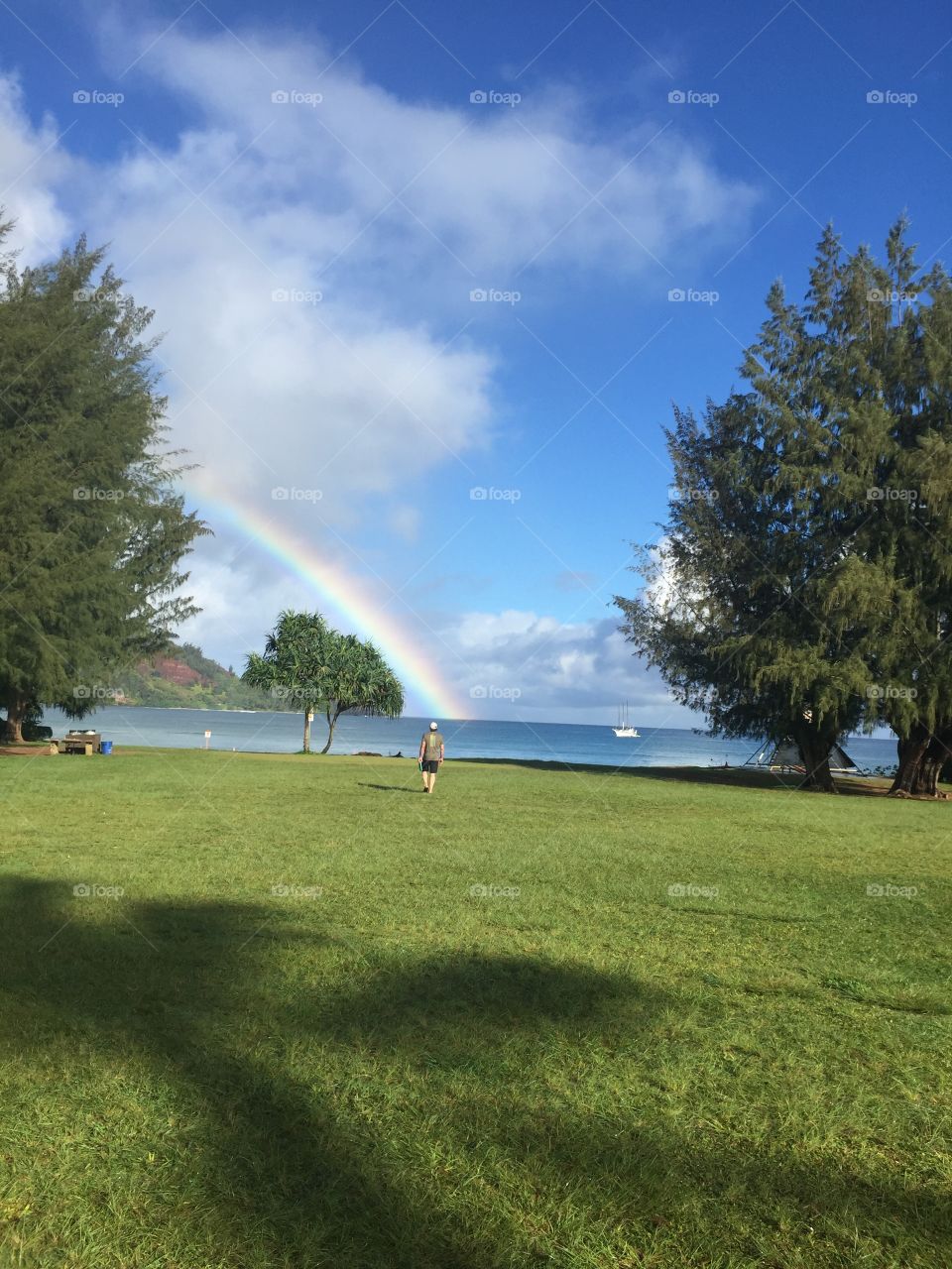Hanalei bay rainbow