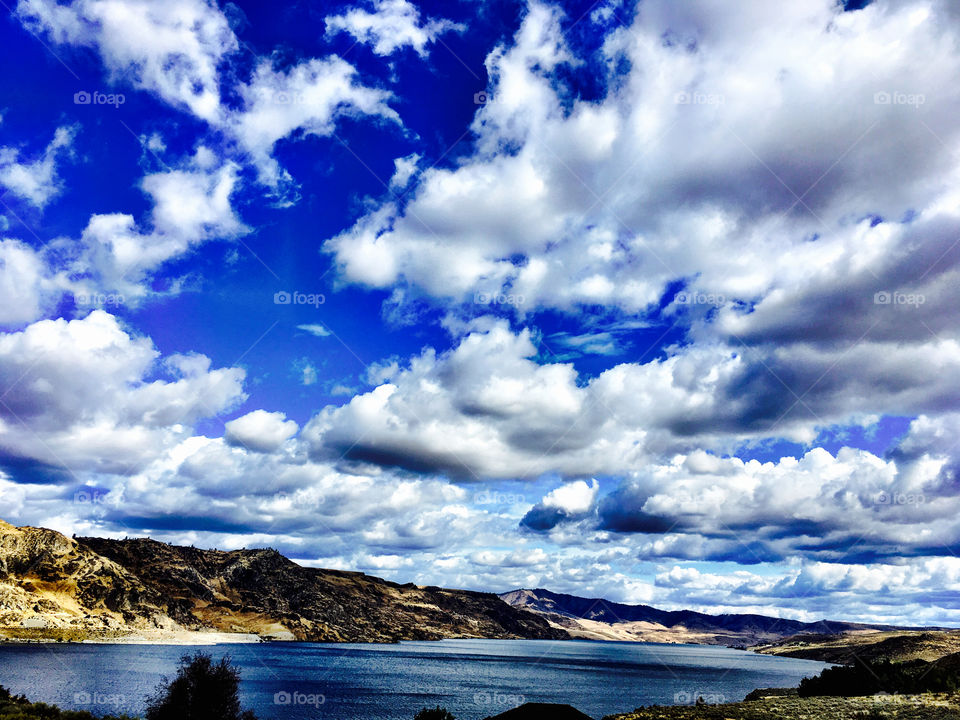 Sky over the Columbia River