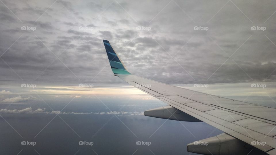 morning flight to Pontianak with Garuda Indonesia