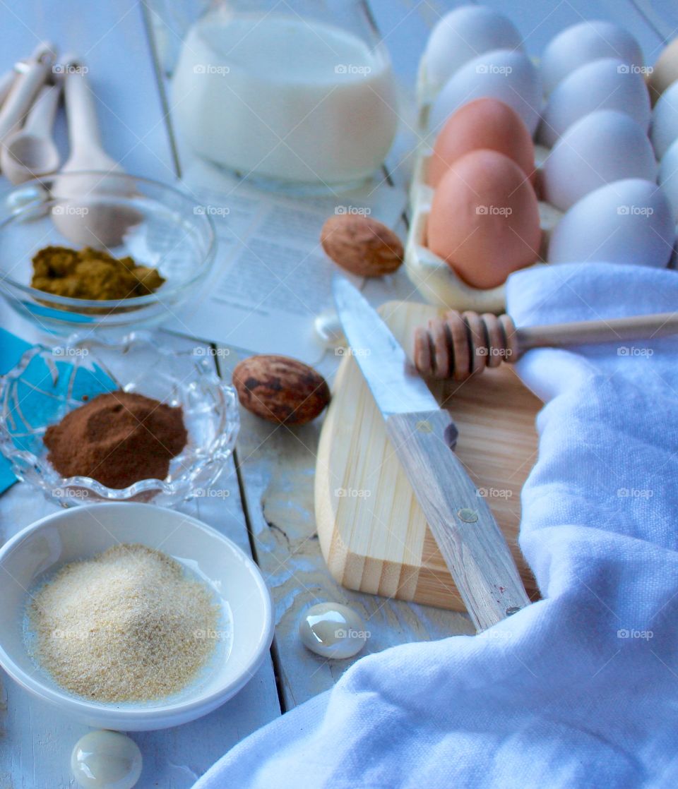 Preparing to make pastries 