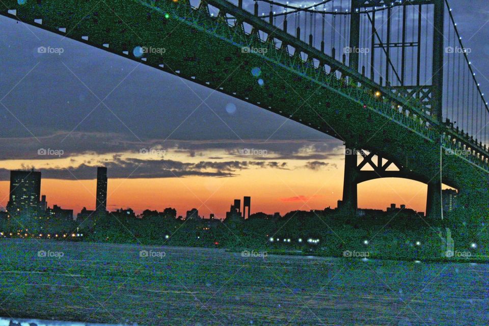 Bridge, No Person, Architecture, River, City