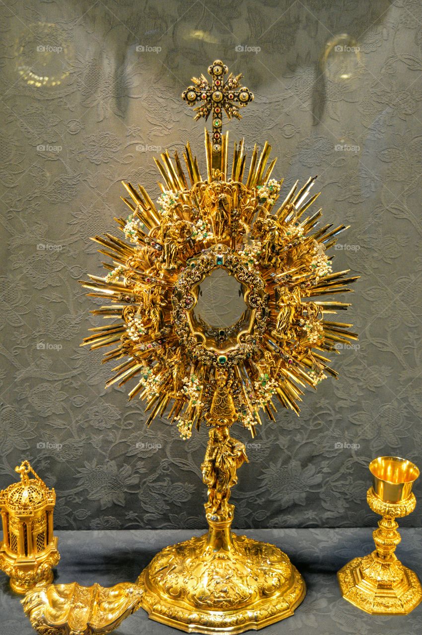 Relics at Sevilla Cathedral. Relics at Sevilla Cathedral, Spain