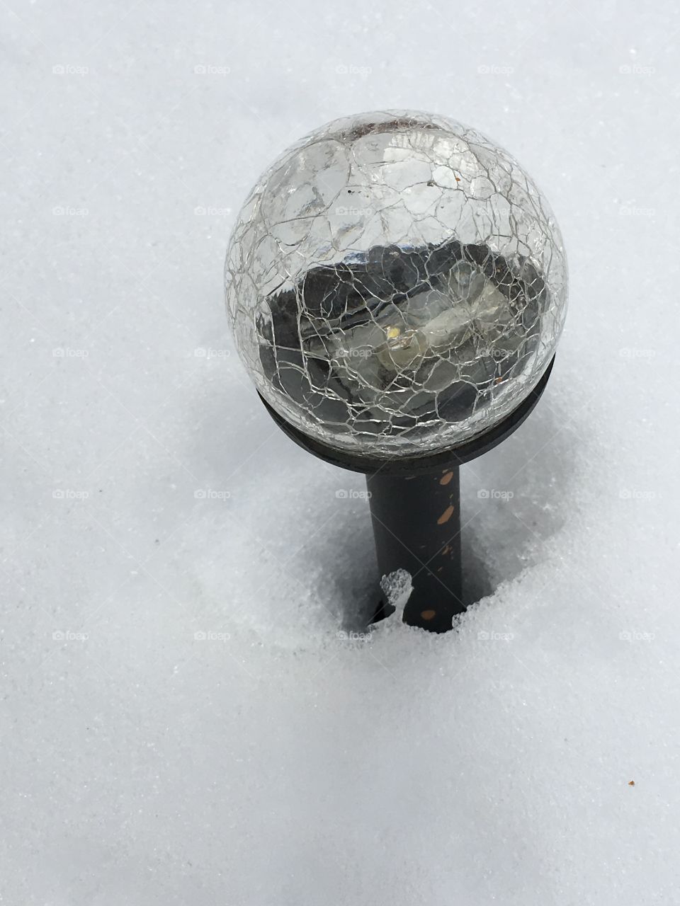  New vision for a snow globe but solar, located in Michigan 