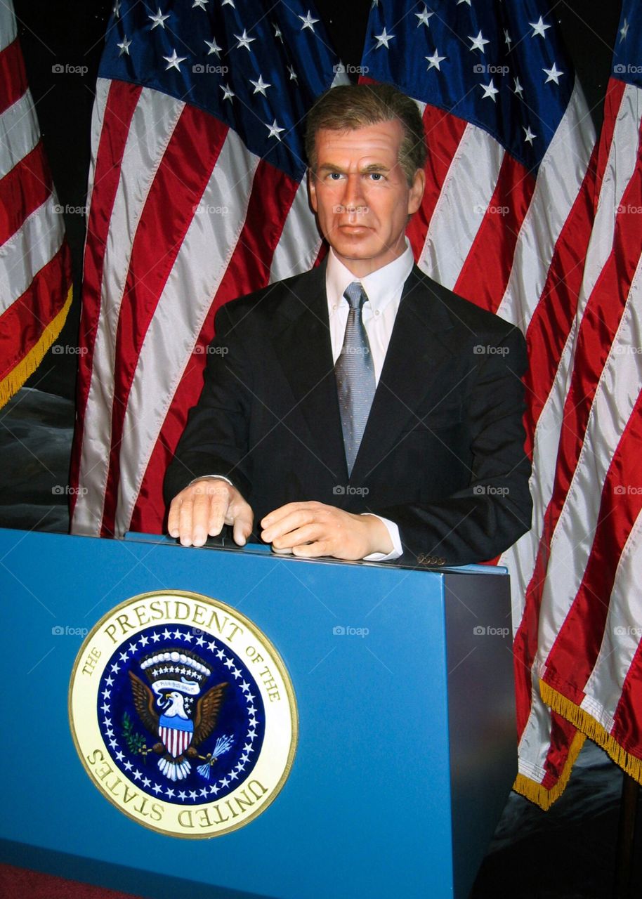 President George W. Bush waxwork 
