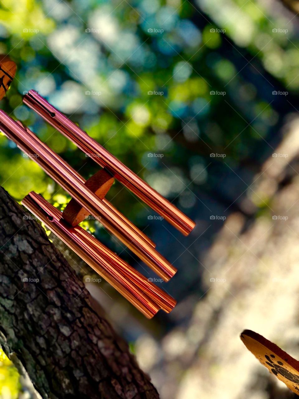 Wind chimes and nature 