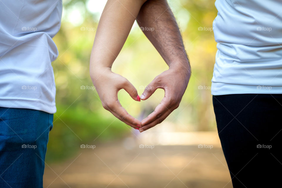 holding love hands