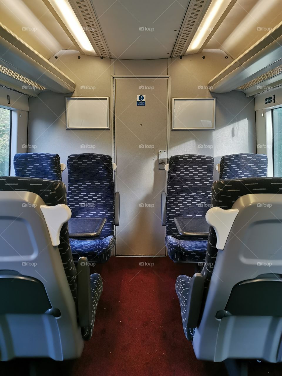 Interior design of National Railway Train, United Kingdom