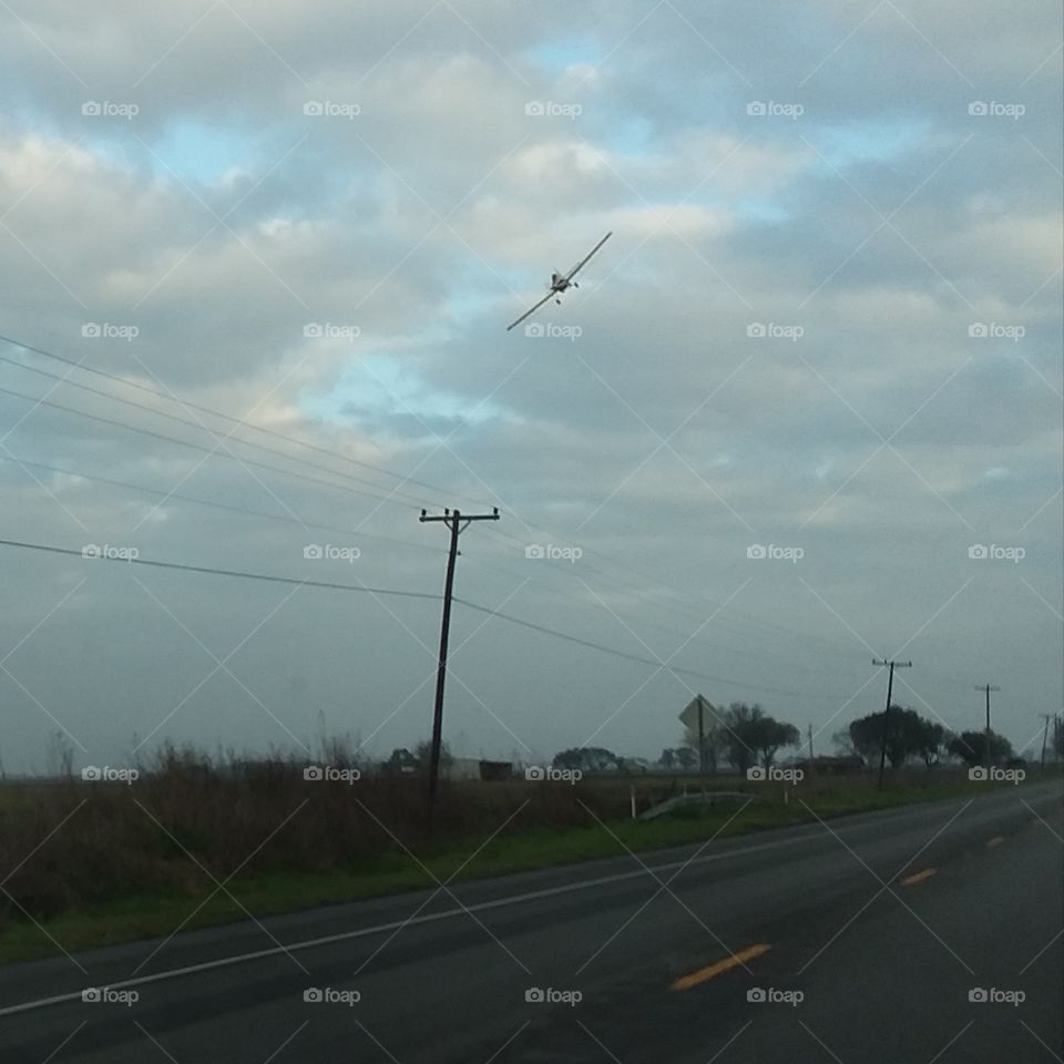 crop dusting plane