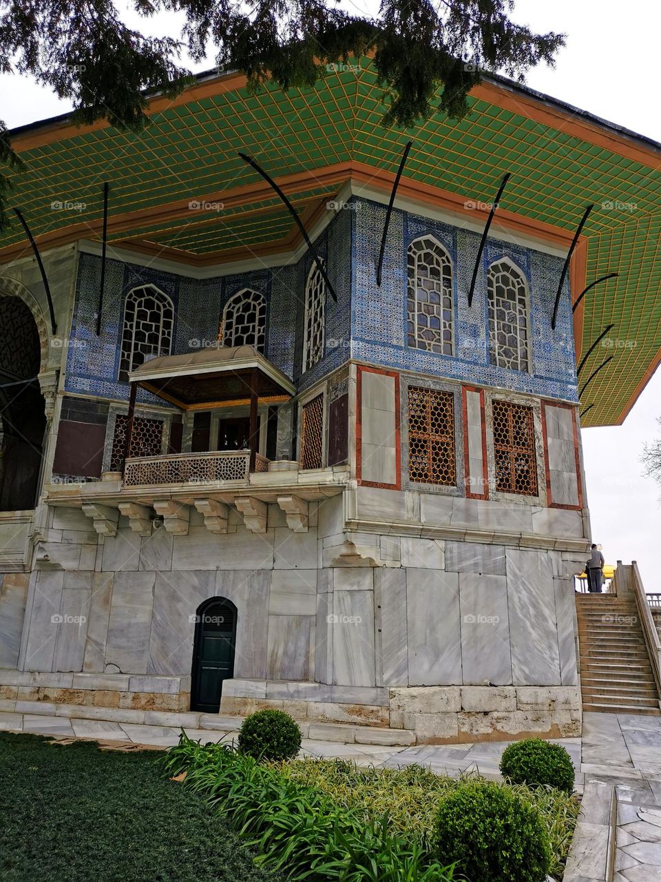 Inside the territory of Topkapi castle